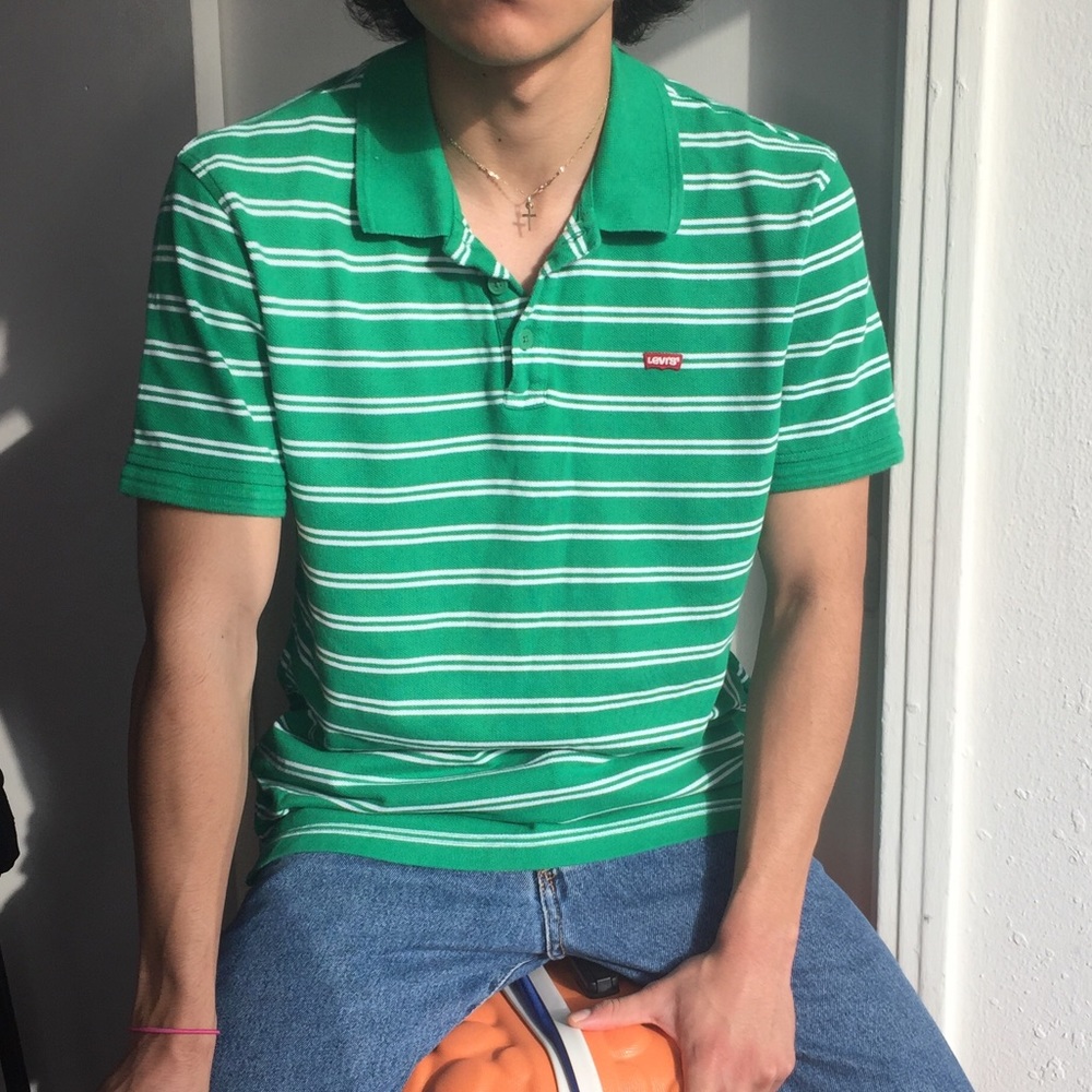 Levi’s striped polo